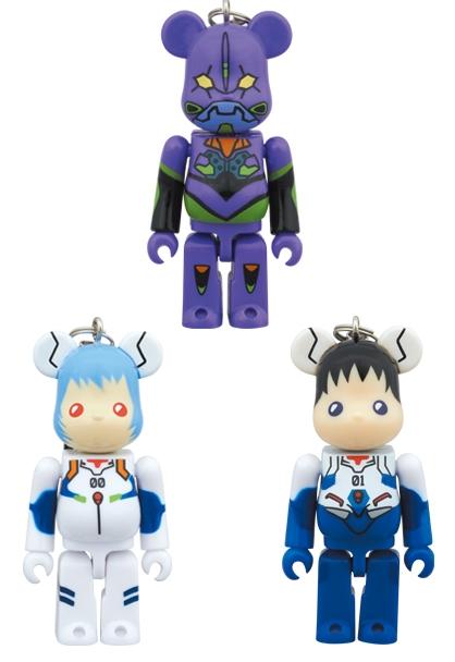 베어브릭 에반게리온 EVANGELION 세븐일레븐 한정 70% 3종 세트
