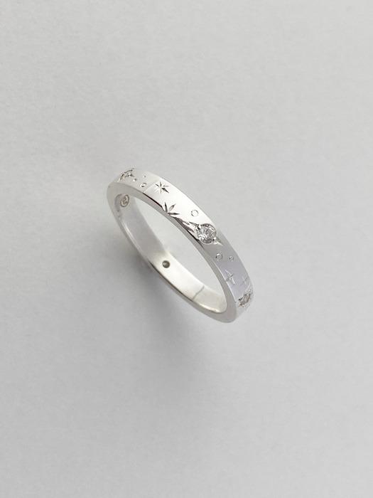 Planet Silver Ring (Flat)_Shine