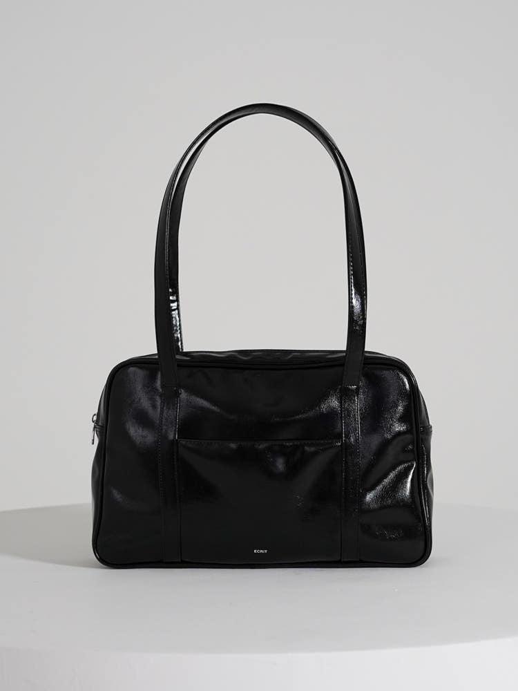 [B급 할인] UNIT BAG (유닛백) - BLACK ENAMEL (블랙 유광)