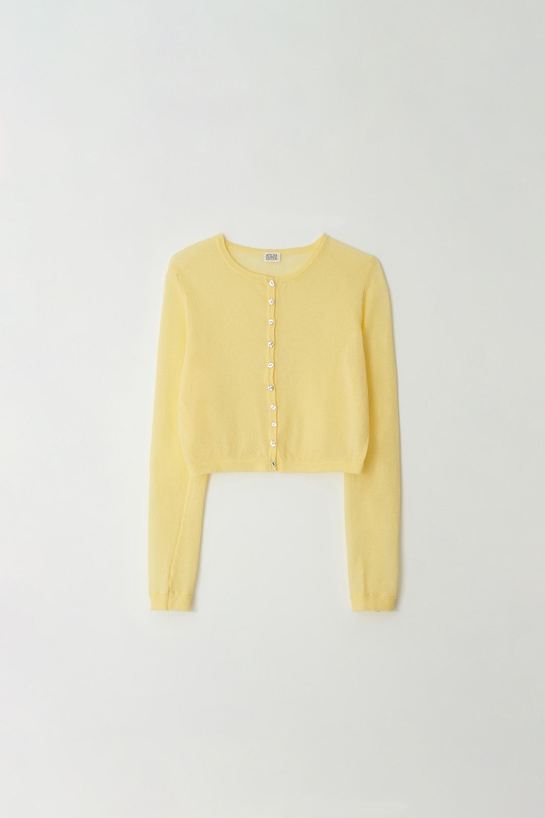 Cotton Cardigan (yellow)