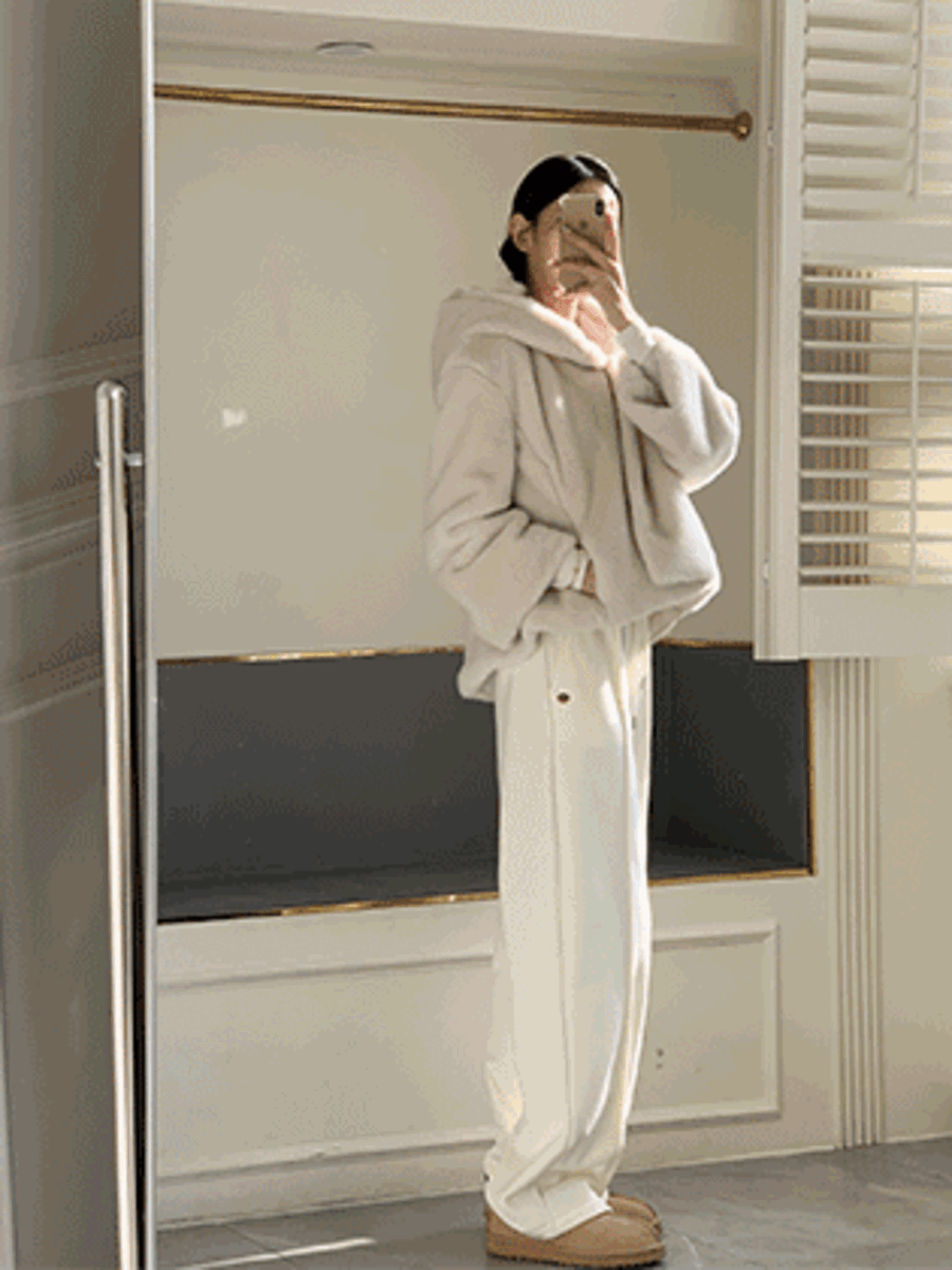 털 빠짐 없는 밍크 퍼자켓