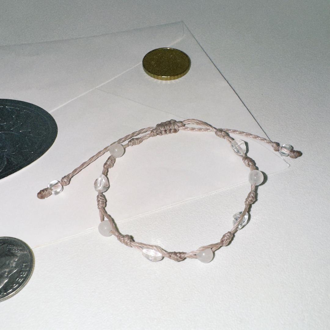 white lotus bracelet
