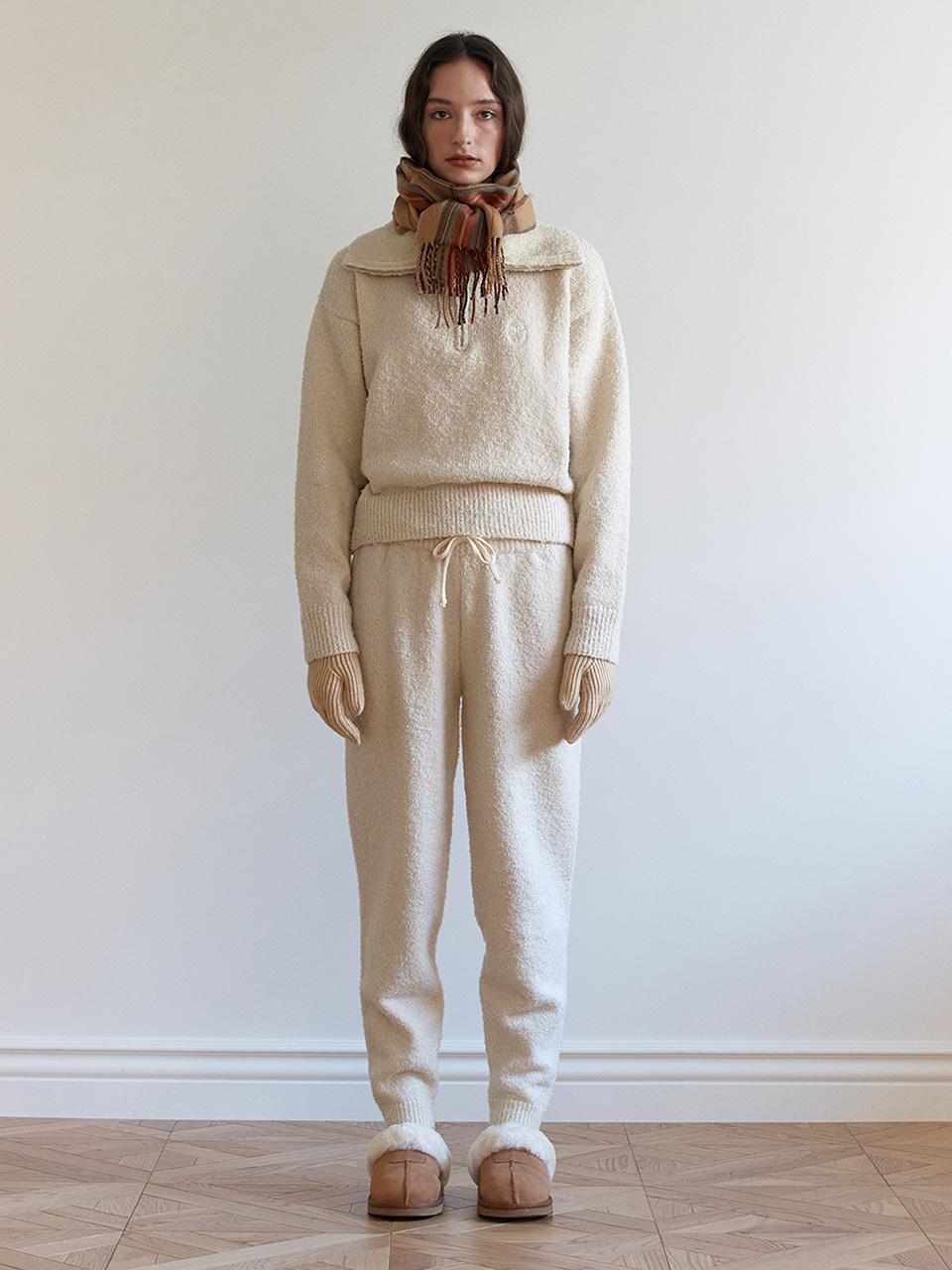 KNIT PANTS IVORY