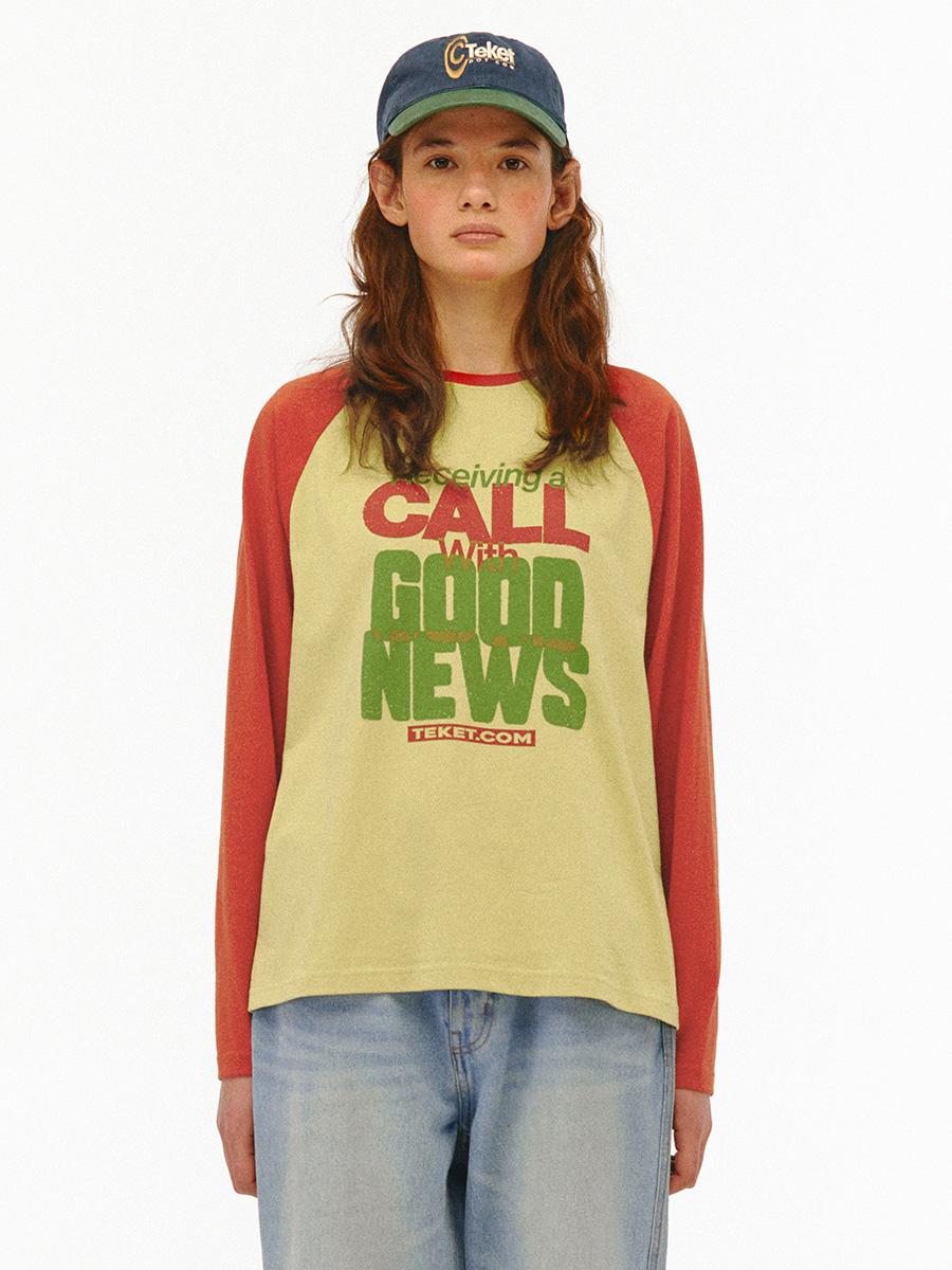 Good News L/S Tee Orange