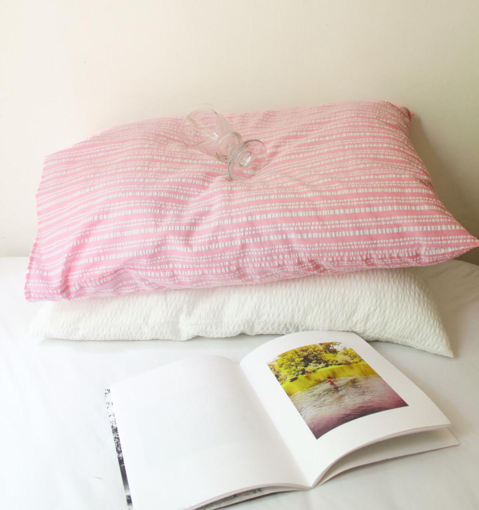 여름 시어서커 리플 썸머베리 자루형 호텔식 베개커버