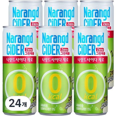 나랑드사이다 그린애플, 245ml, 24개 - 사이다 | 쿠팡