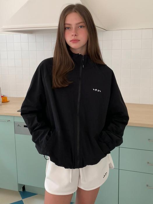 인지액티브 나일론 윈드브레이커 블랙