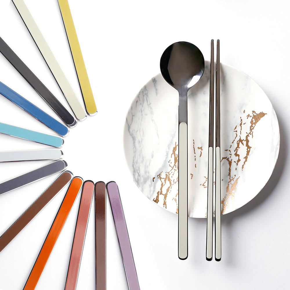 아이리스 스텐 숟가락 젓가락 신혼부부 수저 세트