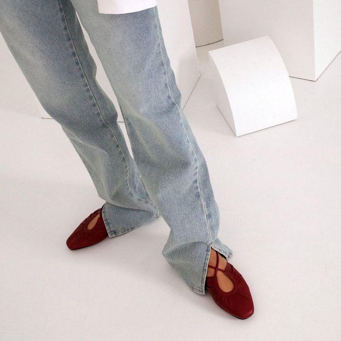 French ballet shoes Red