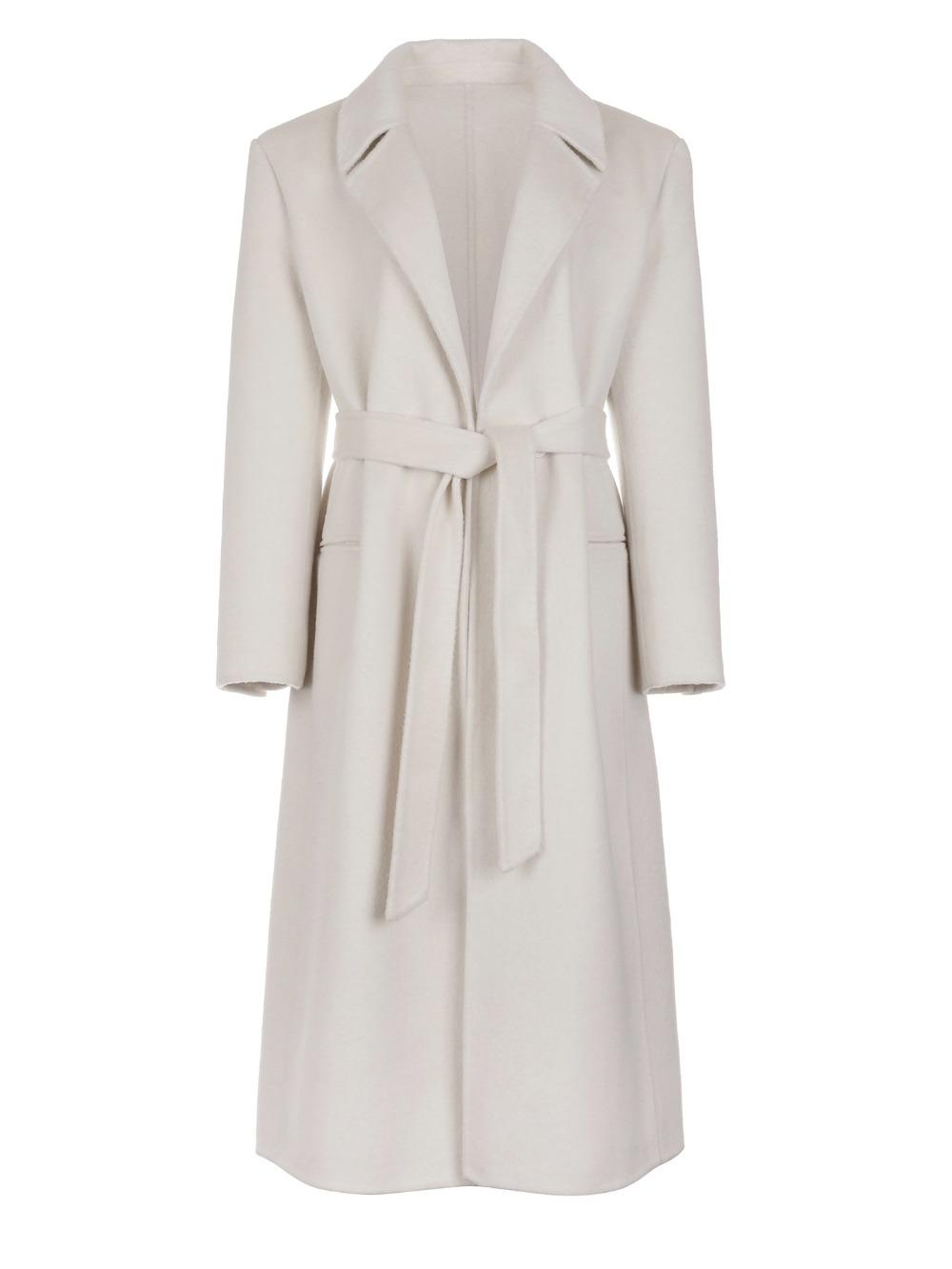 캐시미어 블랜딩 코트 아이보리