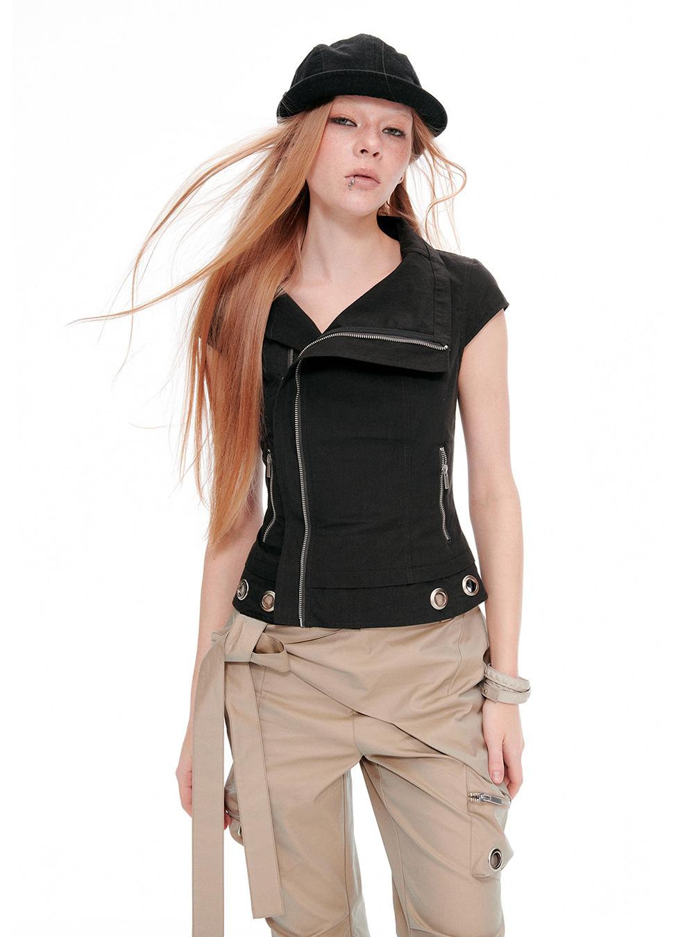 Vector Zip Gilet Top