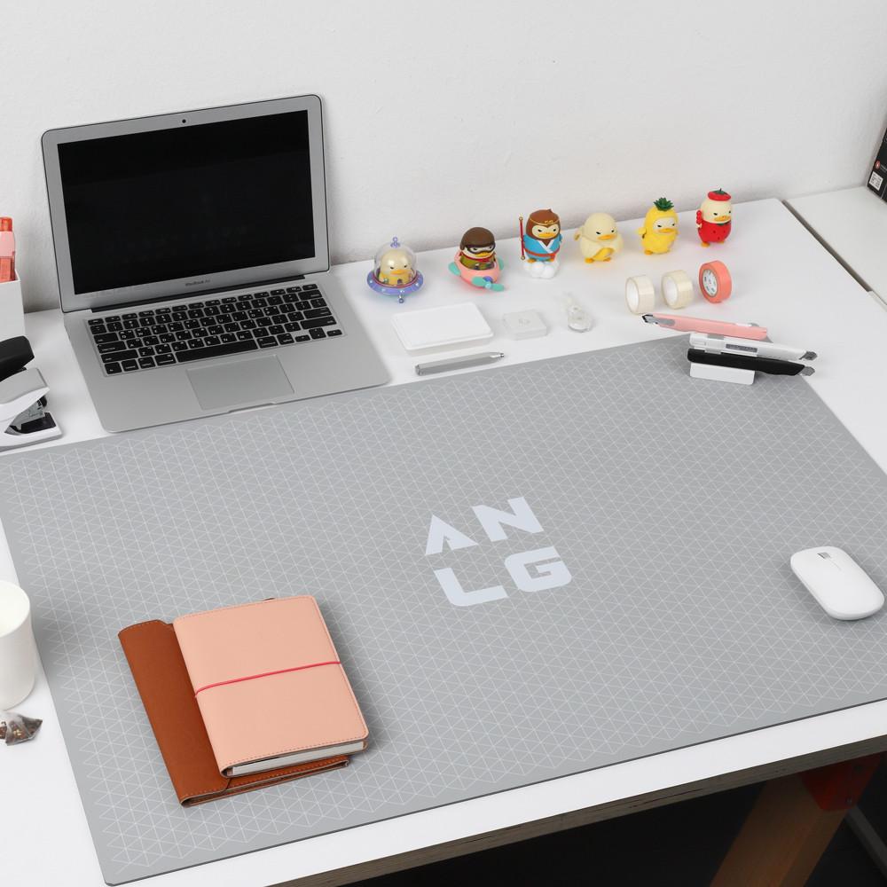 아날로그 셀프힐링 책상 커팅매트 데스크매트 깔판 A2 블랙 그레이