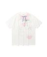 mimichan ffats pink heart big big tee[white]