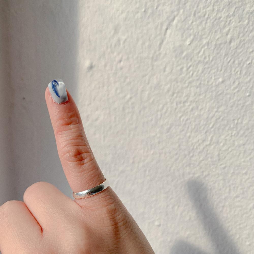 실버925 레이어드 엥게이지 애끼 링 반지