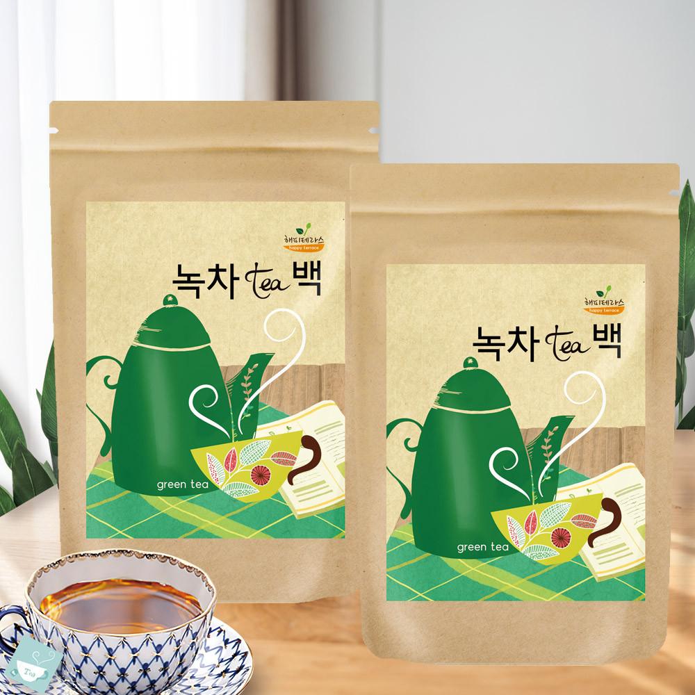 국산 프리미엄 순수 녹차 삼각티백 100개입