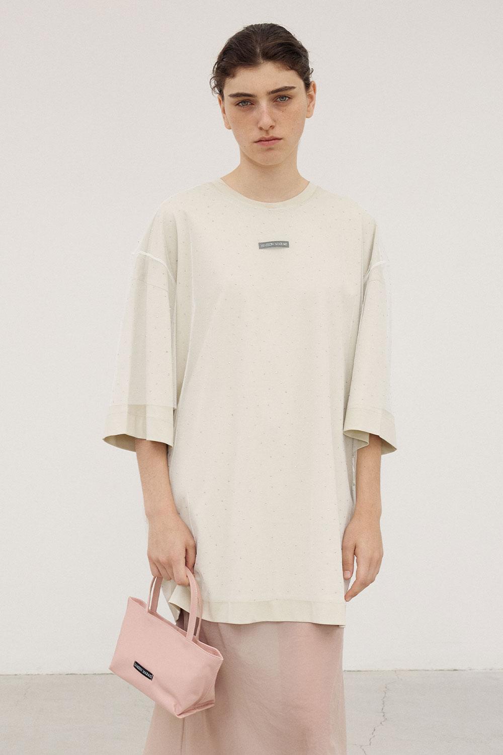 Oversized Half Sleeve T-shirt, Olive