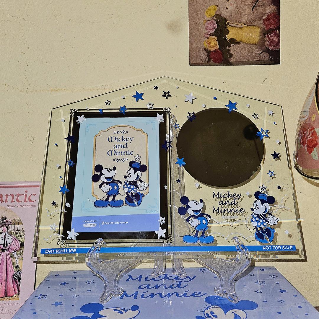 일본 레트로 다이이치 미키마우스 거울 액자