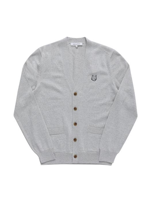 메종키츠네 MM00509KT1036 H120 볼드 헤드 폭스 패치 남성 가디건