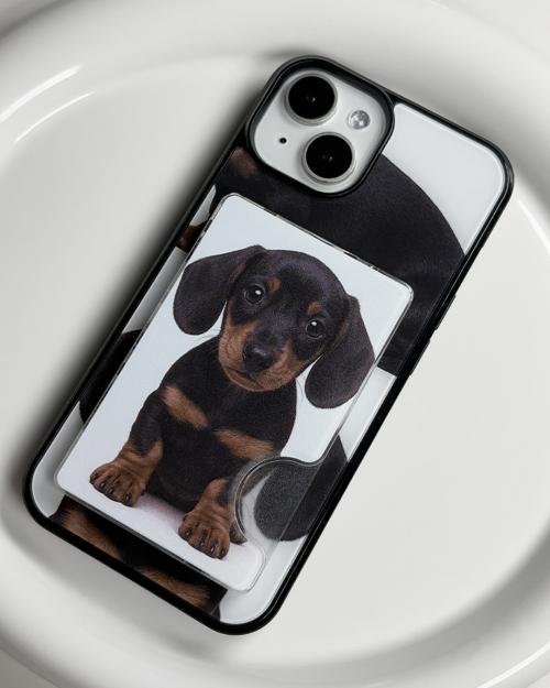 Dachshund 맥세이프 카드지갑 슬롯