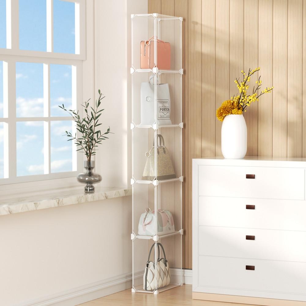 가방정리함 명품가방 보관함 옷장 수납 정리대 틈새수납함 슬림 가로1칸 세로5칸
