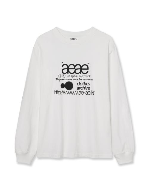 WEB LOGO L/S [WHITE]