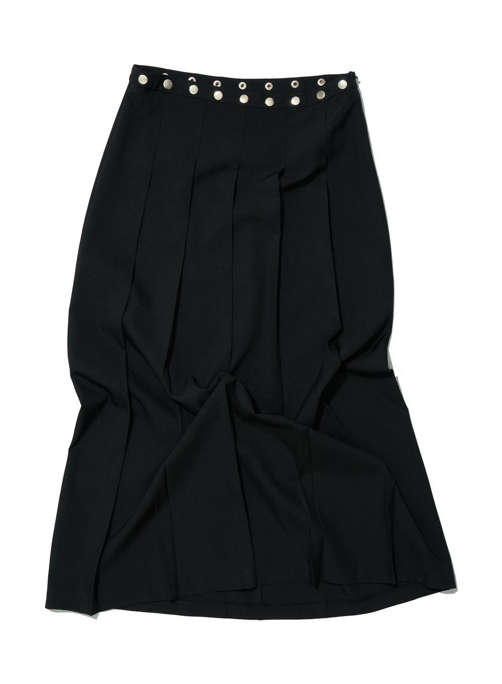 [WOMEN] (SET) 3WAY TRANSFORM PLEATED SKIRT_BLACK