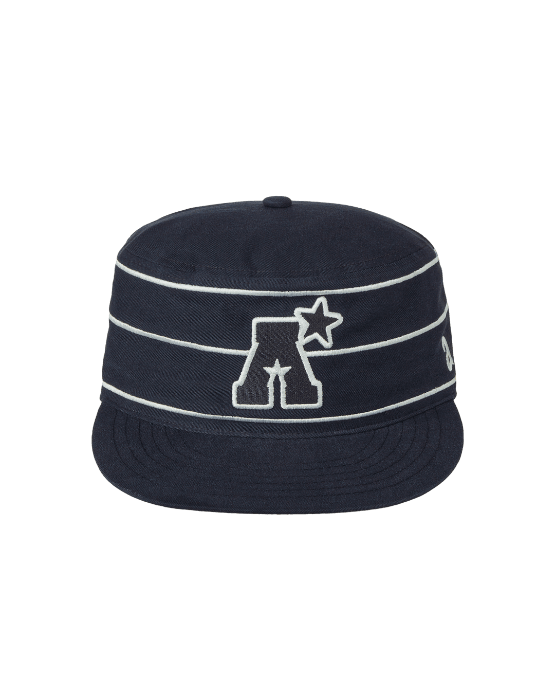 A LOGO PILLBOX CAP [NAVY]