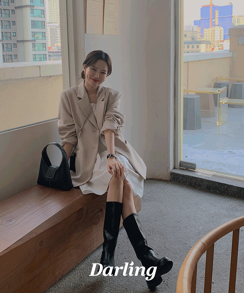 달트 [MADE]데일리 오버 자켓 (데일리룩, 하객룩, 출퇴근룩, 봄자켓, 봄)