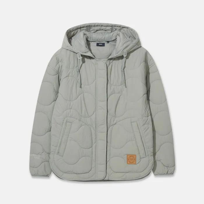 네파/본사직영 7L60968 여성 써모퍼프 후디 패딩 자켓_G.KHAKI