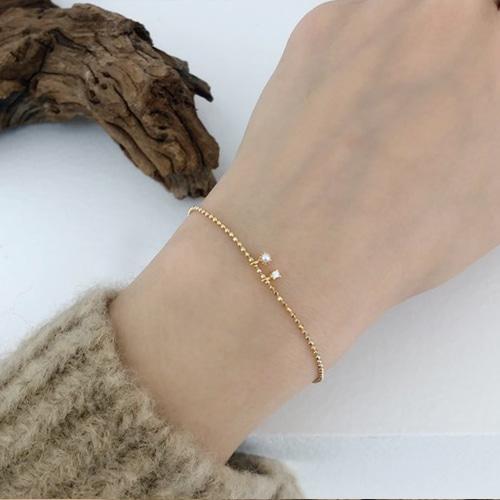 mini birthstone Bracelet (14k Gold)