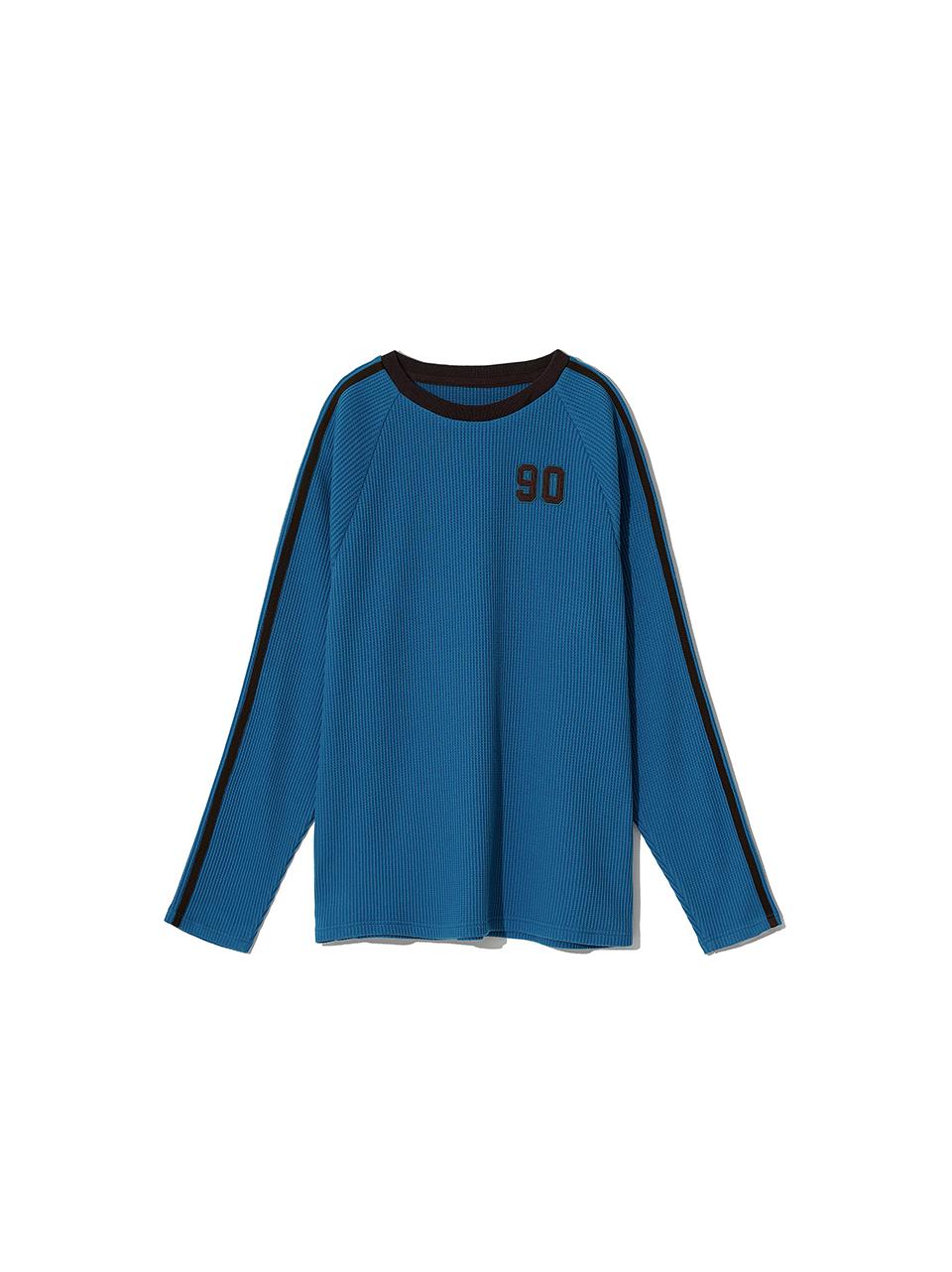 Habi 90 Jersey Top (Blue)