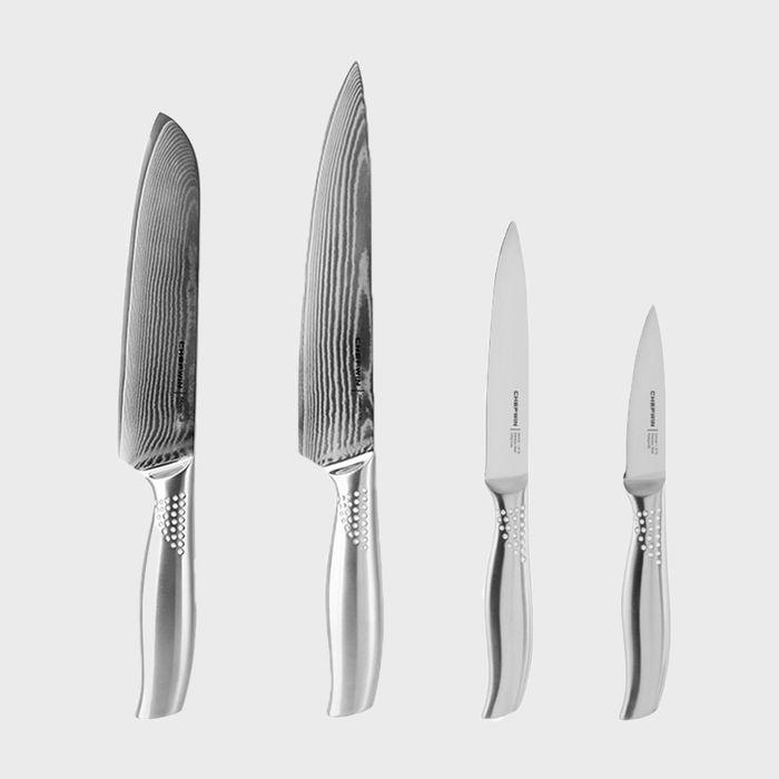 [SET] 다마스커스 나이프 혼합세트4종(산도쿠+쉐프+유틸리티+페어링)