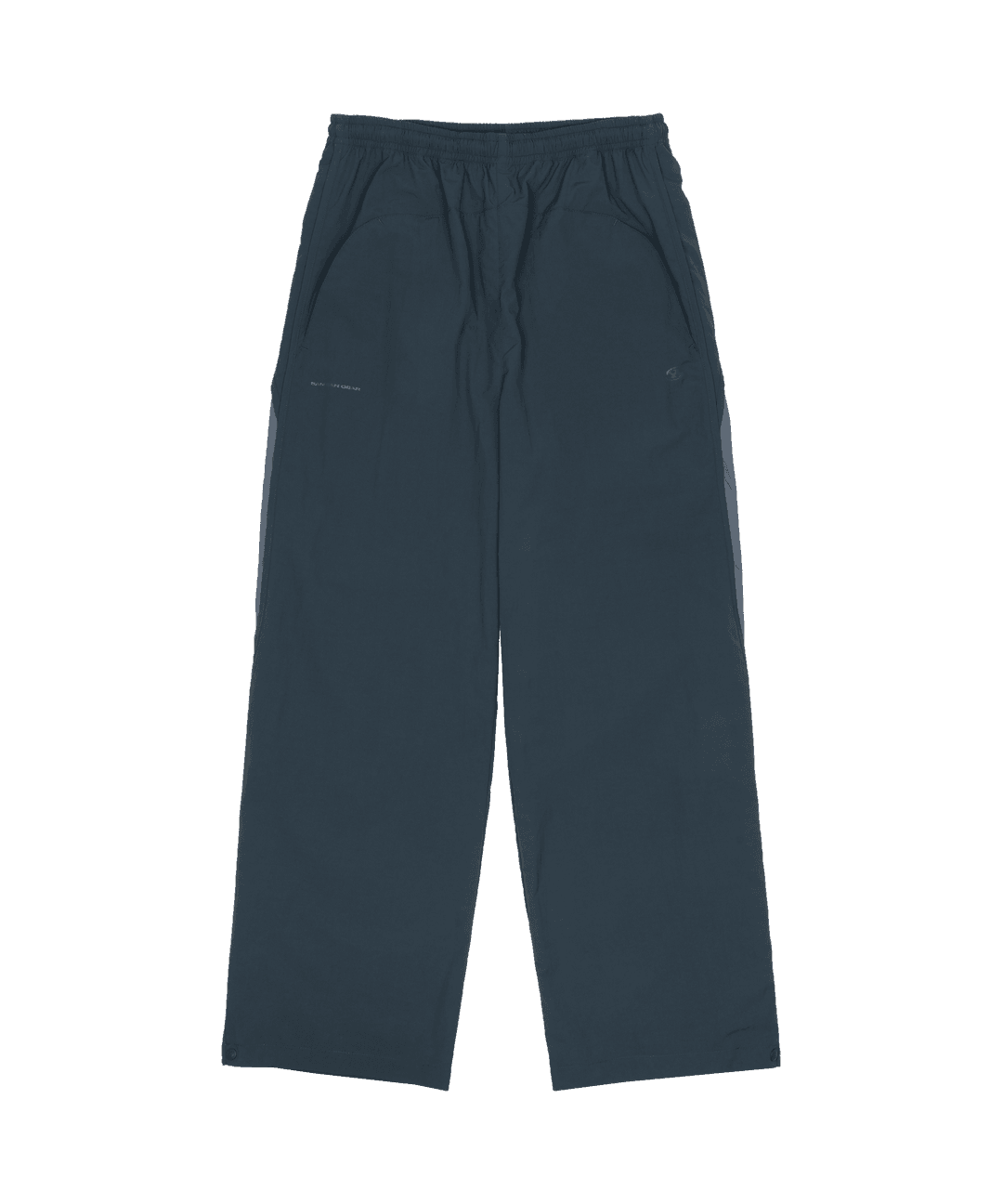 SIDE FLAP TRACK PANTS [BLUE CHARCOAL]