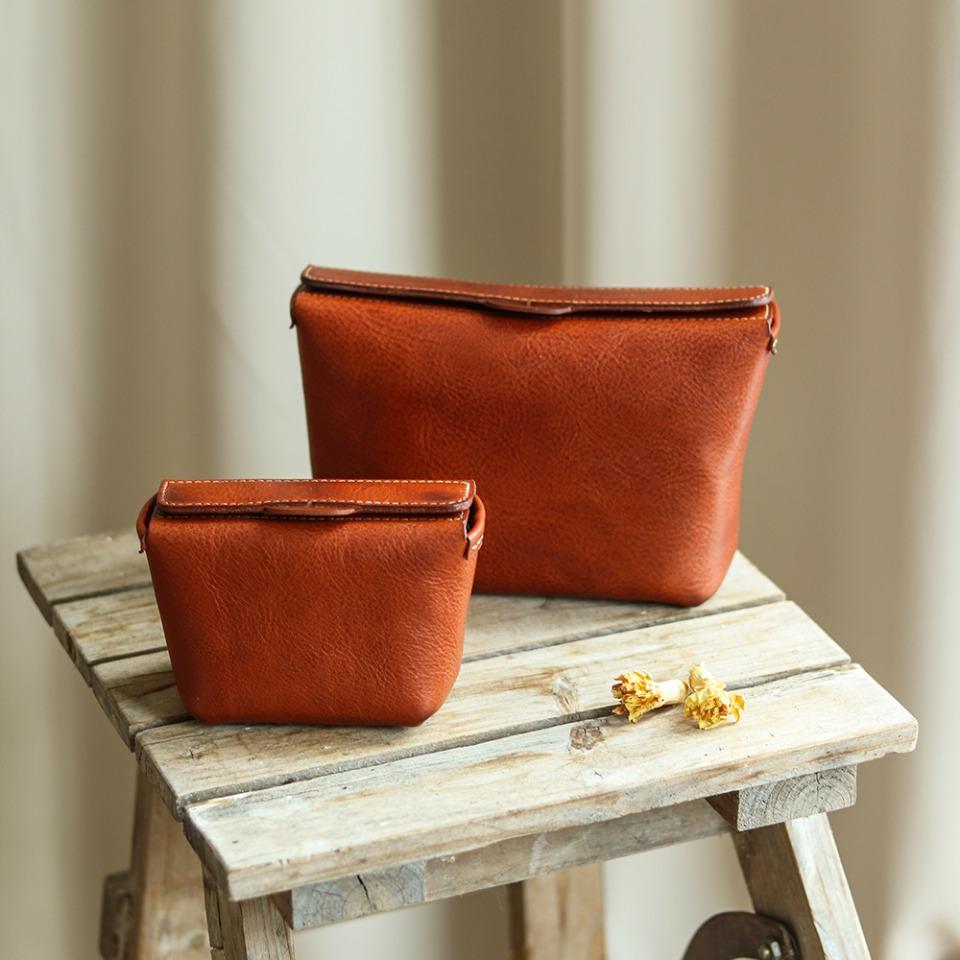 3520 바케타 파우치 세트Vachetta pouch SET