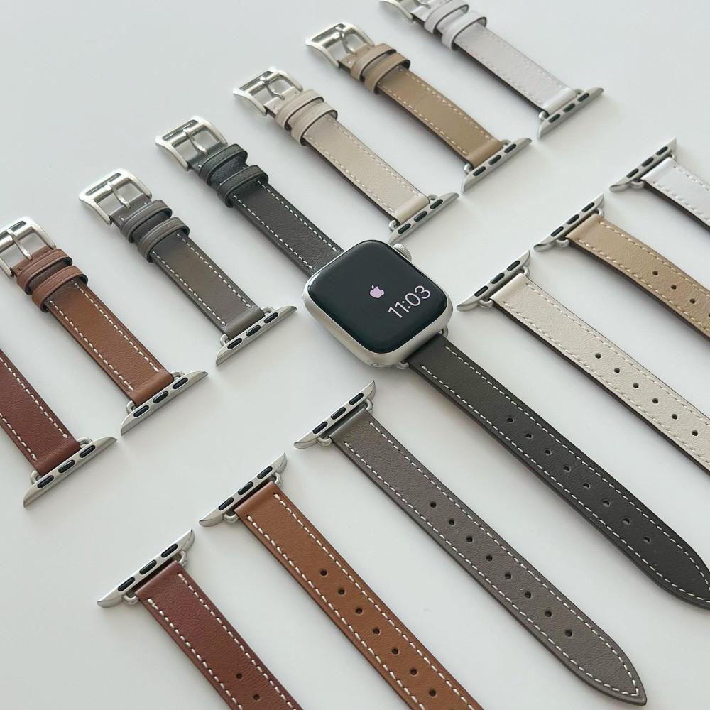 ZB 애플워치 미니싱글투어 가죽스트랩 슬림