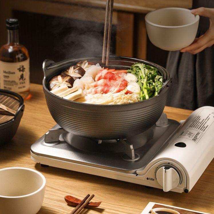 샤브샤브 냄비 스키야키 일본식 오뎅탕 전골 캠핑용 무쇠
