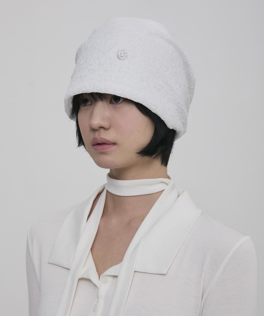 Shirring Beanie (FL-739_White)