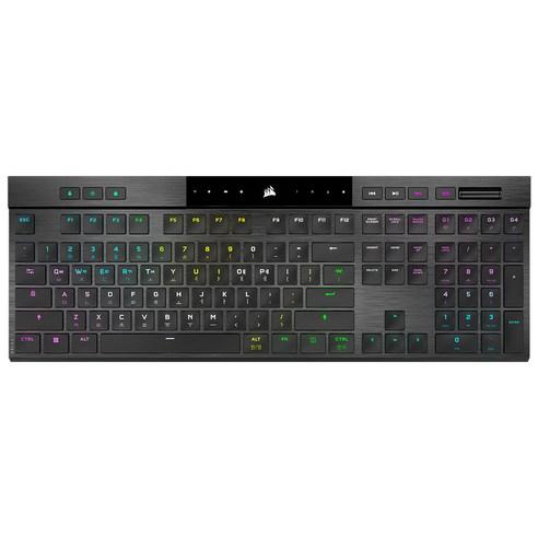 커세어 K100 AIR WIRELESS RGB Ultra Low Profile 게이밍 기계식 유무선겸용 일반형 키보드