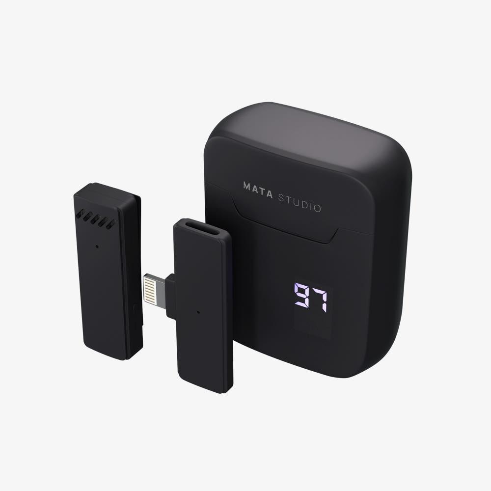 마타스튜디오 와이어리스1/무선 핀마이크 강의용 휴대용 유튜브 방송용 스마트폰 싱글C타입