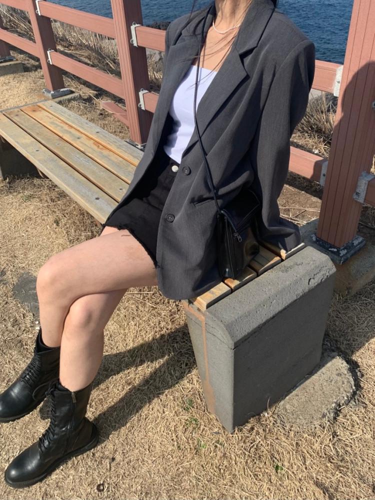 [타임라인서울] 베이직 데일리 자켓(2color)