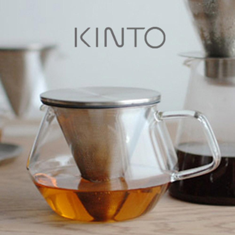 킨토 티포트 내열유리 티팟 티인퓨져 캐럿시리즈 (600ml, 850ml)