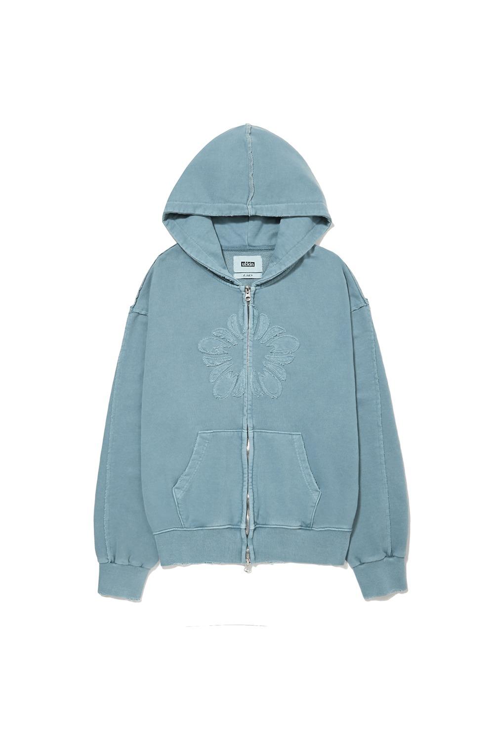 [Runway] MUGUNG Vintage Zip-up Hoodie_Aqua
