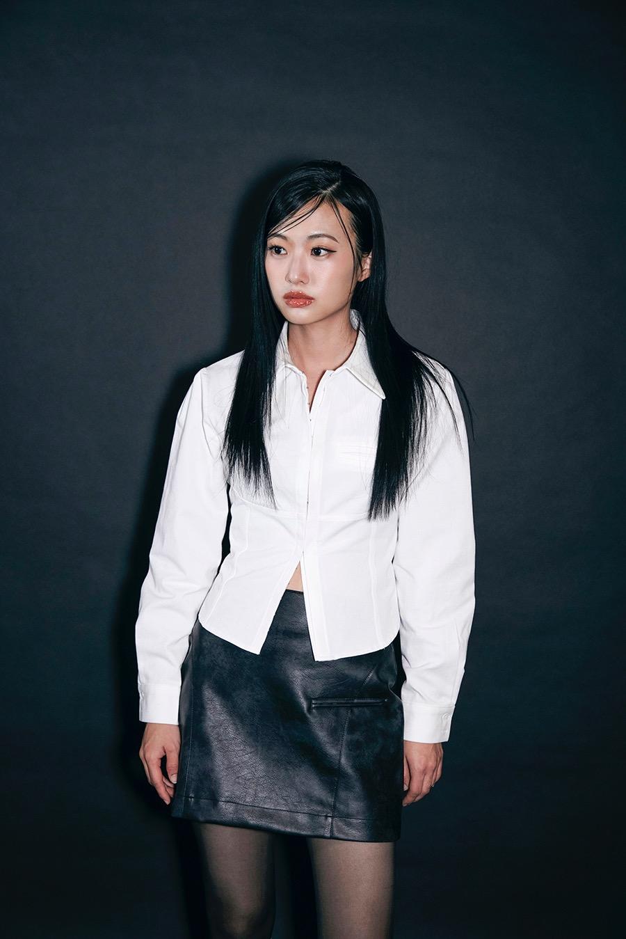 Jane corset shirt (white)