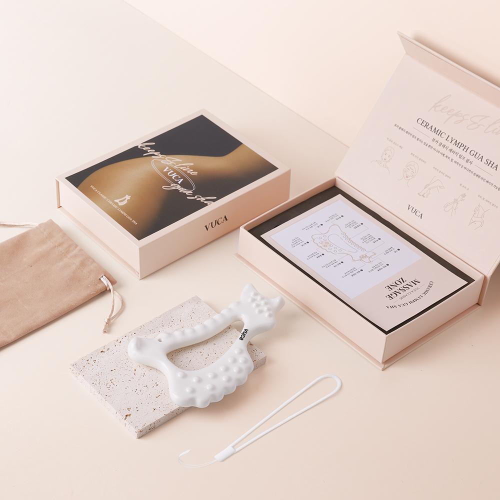 뷰카 클래식 세라믹 림프 괄사 10가지 마사지 존