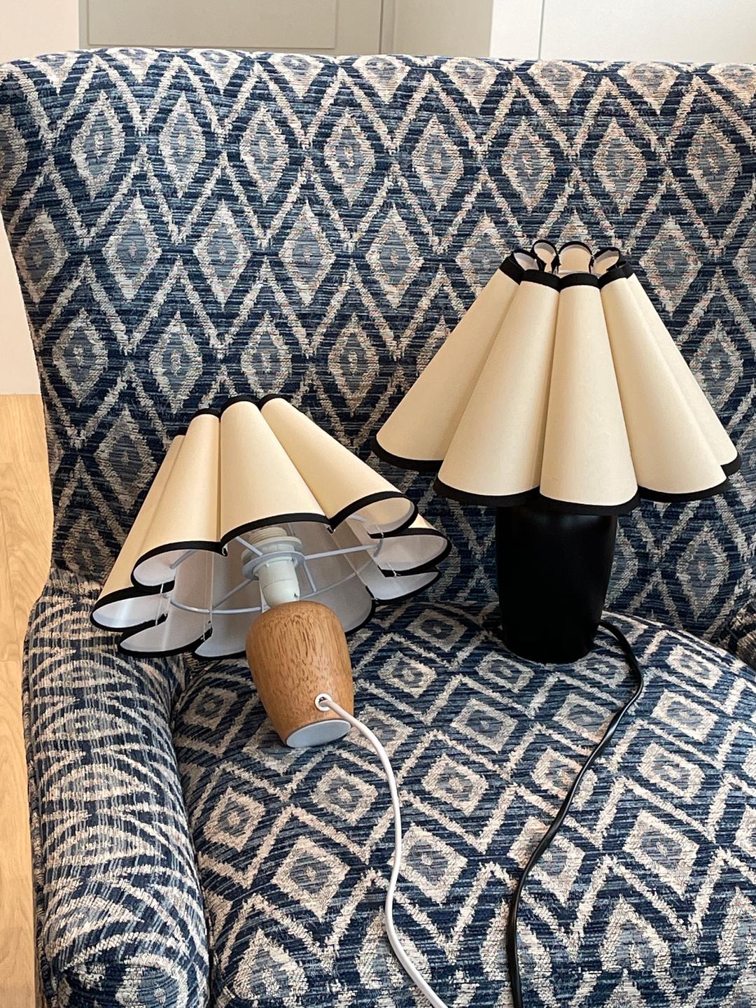 2colors 2sizes 플리츠갓 램프