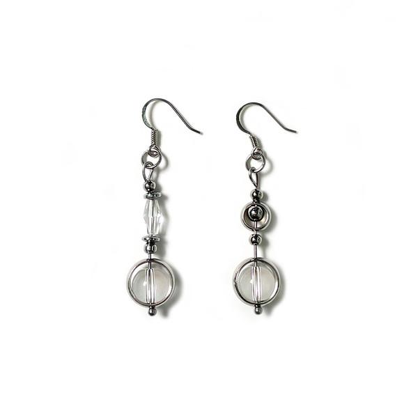 CRYSTAL DROP EARRING  (에스파 윈터님 착용)