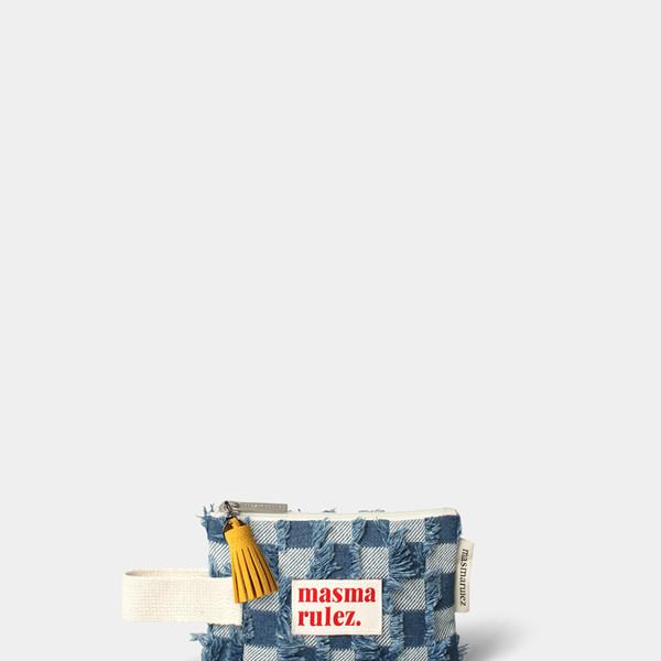 Mini strap pouch _ Rough Denim