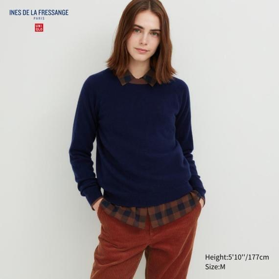 캐시미어크루넥스웨터(긴팔)