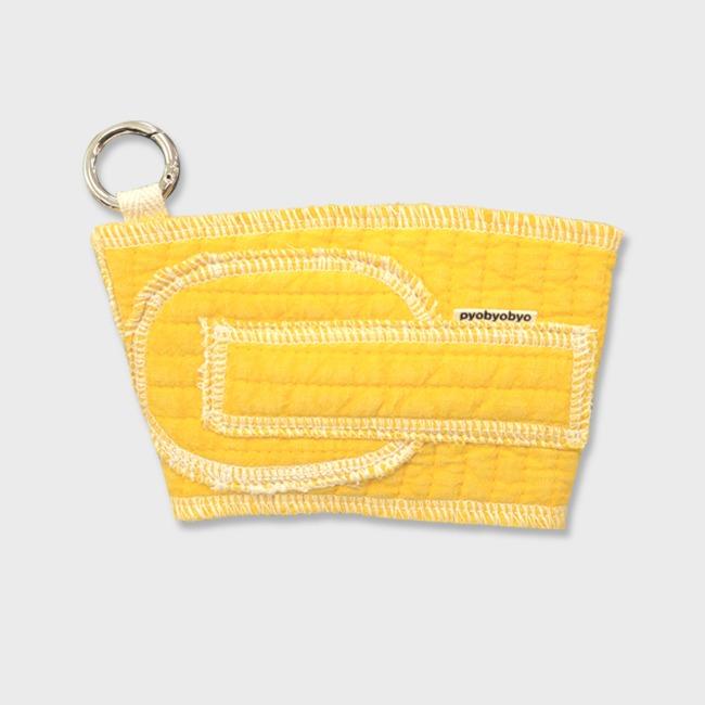 [표뵤뵤] 우주의 먼지 - 컵 감싸개 노란색