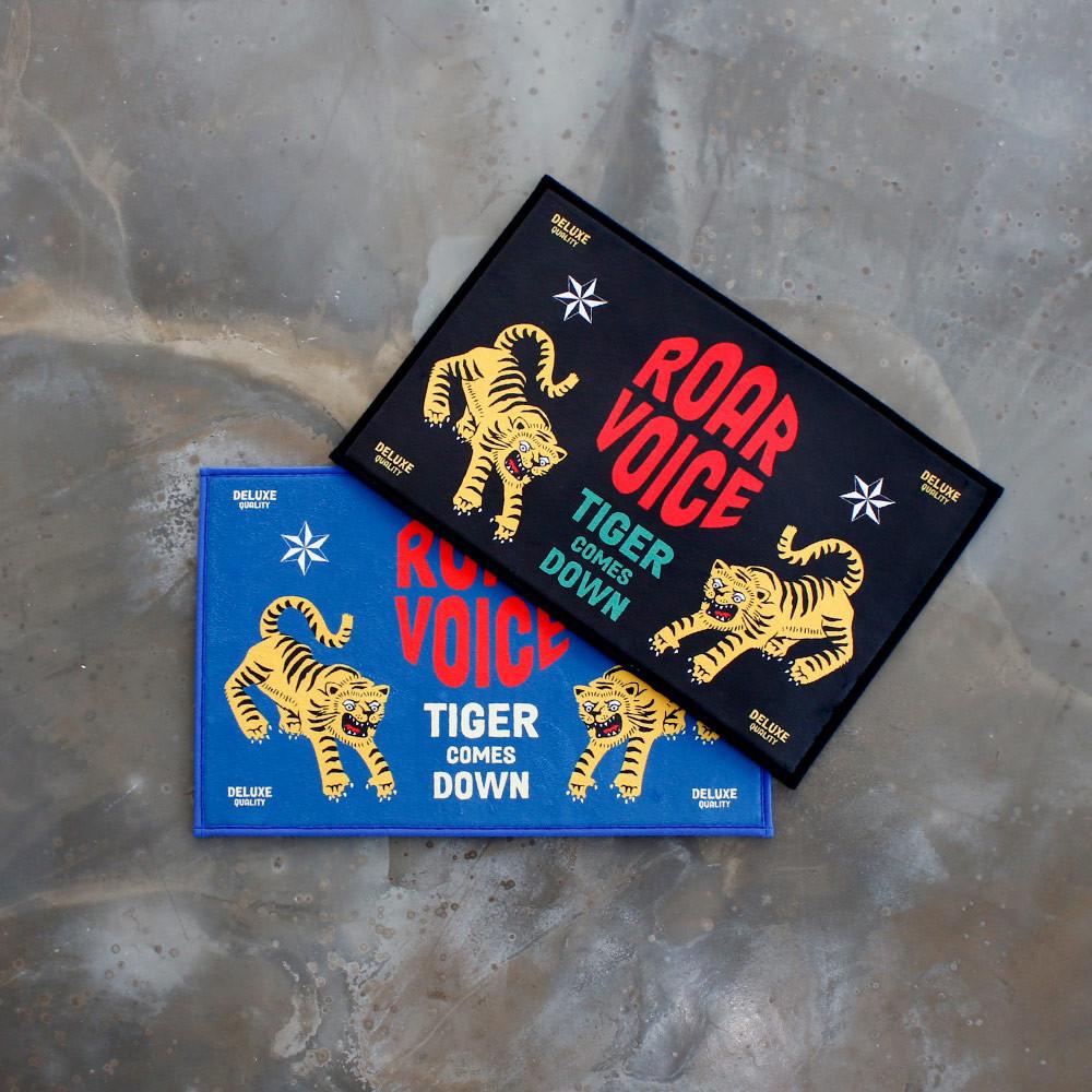 60x40(cm) 리에르 스튜디오 호랑이해 로어 타이거 욕실 현관 주방 발매트 러그